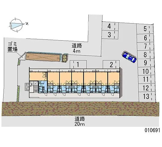 広島市安佐北区可部５丁目 月極駐車場